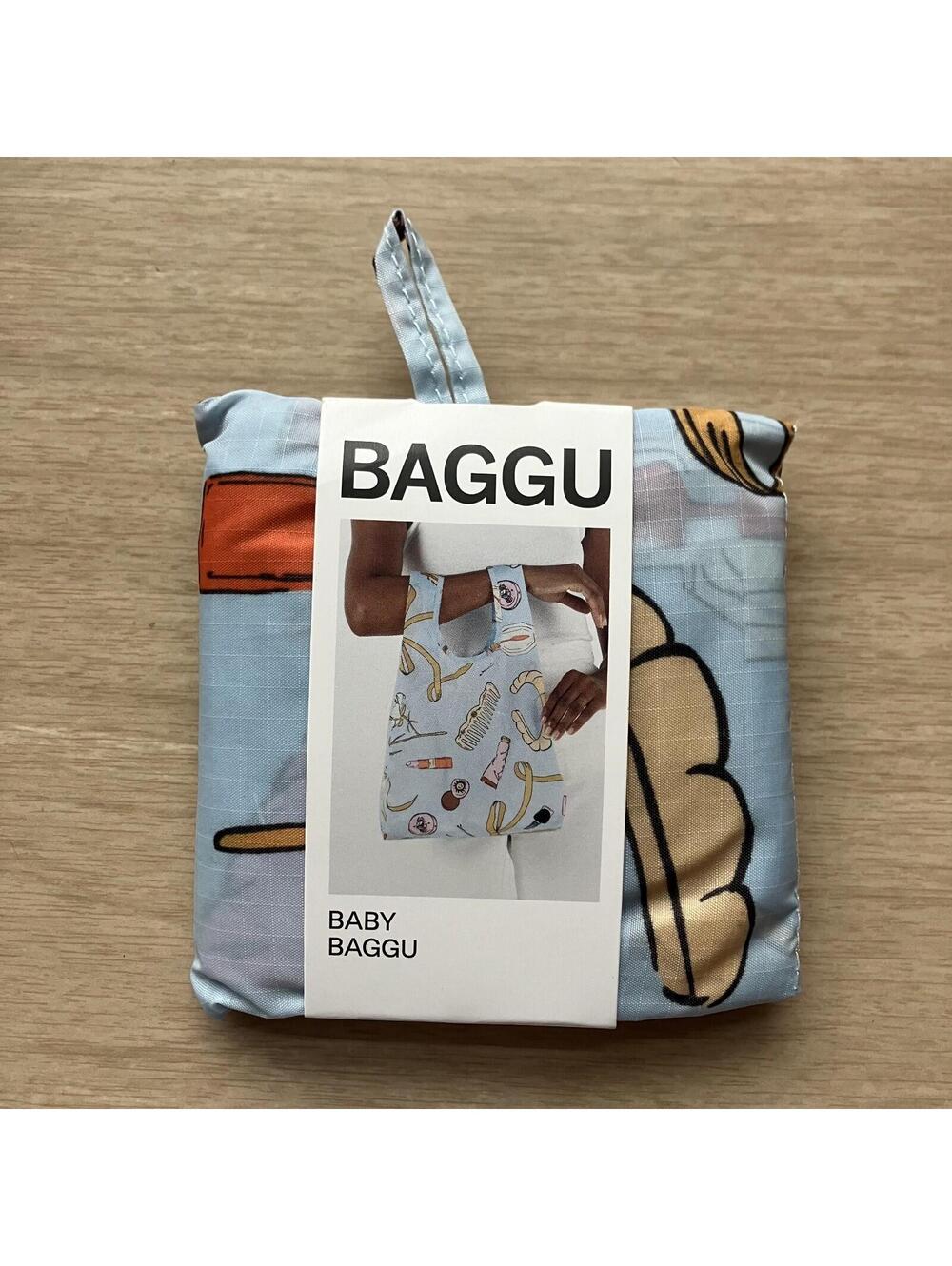 New Baggu Baby Reusable Eco Tote Bag Get Ready With Me Flirty Cute Whimsical